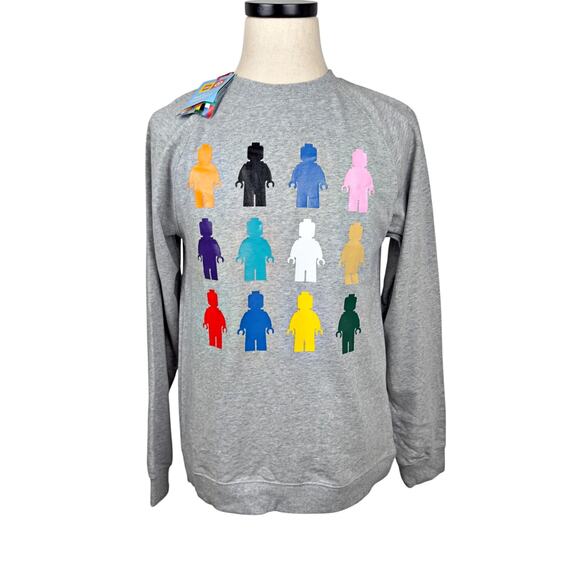 Lego x Target Collection Men's SM Graphic Sweatshirt Minifigures NWT - Picture 2 of 7